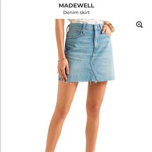 MADEWELL Denim Skirt
